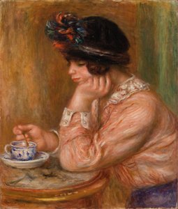 Kopje chocolade door Pierre Auguste Renoir