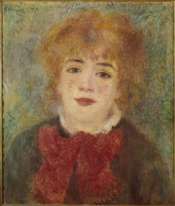 Portret van een dame door Pierre Auguste Renoir