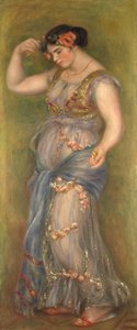 Dansend meisje met castagnetten, 1909 door Pierre Auguste Renoir