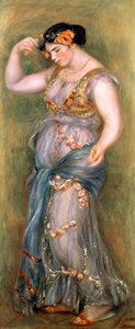 Dansend meisje met castagnetten, 1909 door Pierre Auguste Renoir