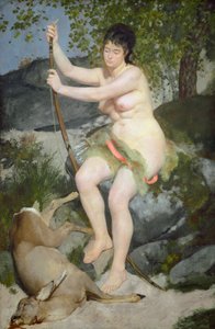 Diana, 1867 door Pierre Auguste Renoir