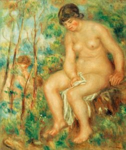 De Badende door Pierre Auguste Renoir