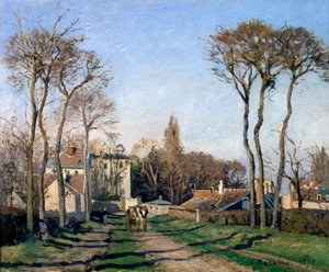 Ingang van het Dorp Voisins, Yvelines, 1872