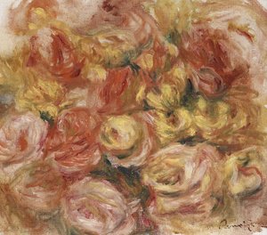 Bloemenschets, ca. 1914 door Pierre Auguste Renoir