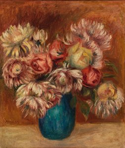 Bloemen in een Groene Vaas