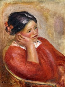 Gabrielle leunend