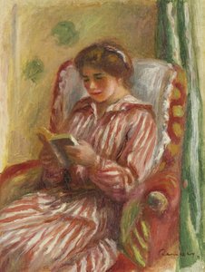 Gabrielle leest, 1910
