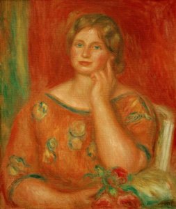 Gertrud Osthaus door Pierre Auguste Renoir