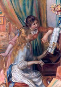 Meisjes aan de piano, 1892
