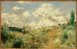 Grote wind. De windvlaag. door Pierre Auguste Renoir