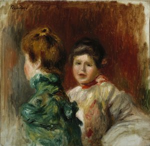 Hoofden van Twee Vrouwen, ca. 1895