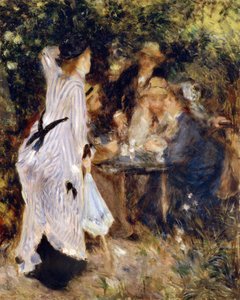 In de tuin (detail), 1876 door Pierre Auguste Renoir