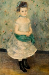Jeanne Durand-Ruel door Pierre Auguste Renoir