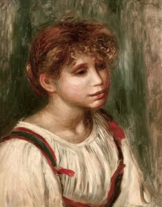 Jonge Bretonse door Pierre Auguste Renoir