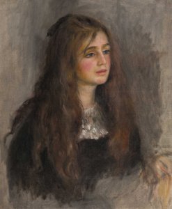 Julie Manet door Pierre Auguste Renoir