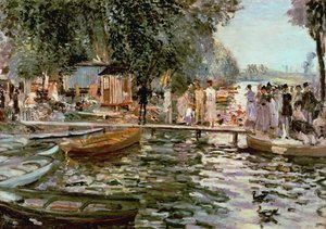 La Grenouillere door Pierre Auguste Renoir