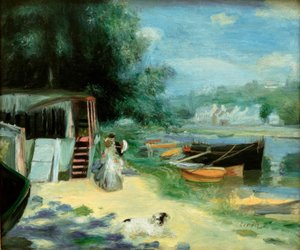 De Grenouillère door Pierre Auguste Renoir