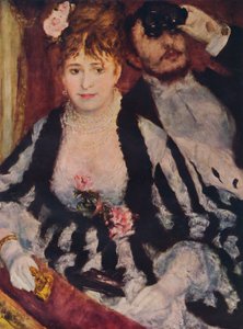 La Loge door Pierre Auguste Renoir