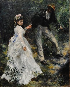 La Promenade, 1870 door Pierre Auguste Renoir