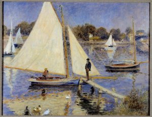 La Seine à Argenteuil door Pierre Auguste Renoir