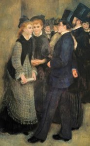 Het Verlaten van het Conservatorium door Pierre Auguste Renoir