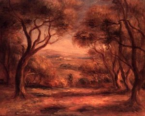 Landschap door Pierre Auguste Renoir