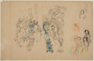 Landschap en figuren