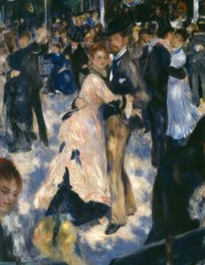 De molen van Galette door Pierre Auguste Renoir