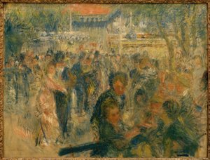 Het bal in de Moulin de la Galette door Pierre Auguste Renoir