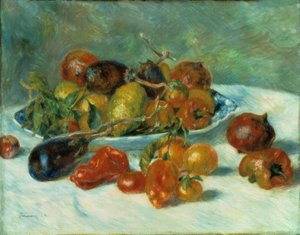 De vruchten in de middag door Pierre Auguste Renoir