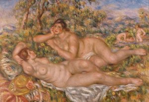 De baders door Pierre Auguste Renoir