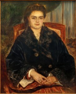 Mevrouw Edouard Bernier door Pierre Auguste Renoir
