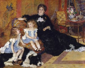 Madame Georges Charpentier Marguérite-Louise Lemonnier door Pierre Auguste Renoir