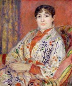 Madame Heriot, 1882 door Pierre Auguste Renoir