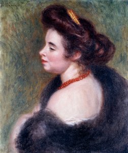 Madame Maurice Denis, 1904 door Pierre Auguste Renoir