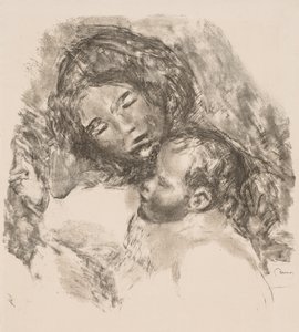 Moederschap door Pierre Auguste Renoir