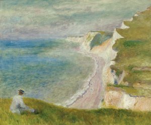 Op de Klif door Pierre Auguste Renoir