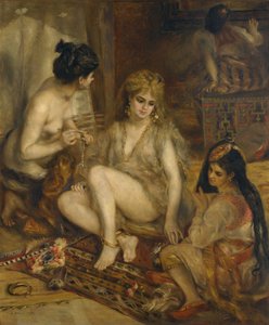 Parijzenaars in Algerijnse Kleding Harem