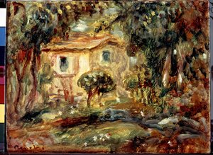 Landschap. Le Cannet door Pierre Auguste Renoir