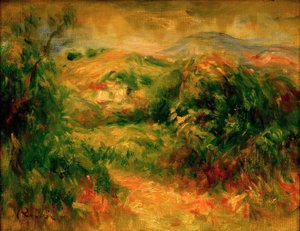 Landschap van Crosde-Cagnes