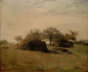 Landschap van Fontainebleau