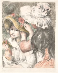 De hoed vastpinnen, ca. 1898