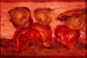 Granaatappels en Watermeloen door Pierre Auguste Renoir