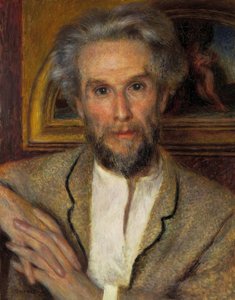 Portret van Chocquet door Pierre Auguste Renoir