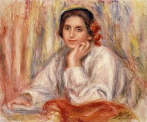 Portret van Vera Sergine Renoir, 1914 door Pierre Auguste Renoir