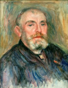 Portret van de Schilder Henry Lerolle door Pierre Auguste Renoir