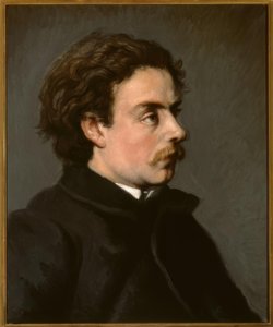 Portret van de schilder Émile Henri La Porte door Pierre Auguste Renoir