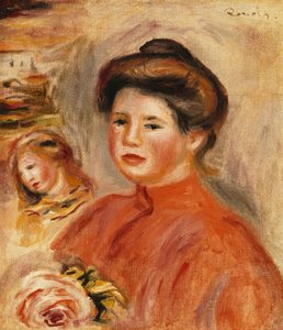 Portret van Gabrielle door Pierre Auguste Renoir