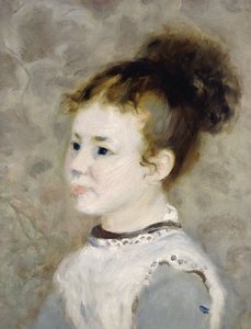 Portret van Jeanne Sisley, 1875 door Pierre Auguste Renoir