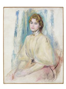 Portret van Mademoiselle Yvonne Lerolle door Pierre Auguste Renoir